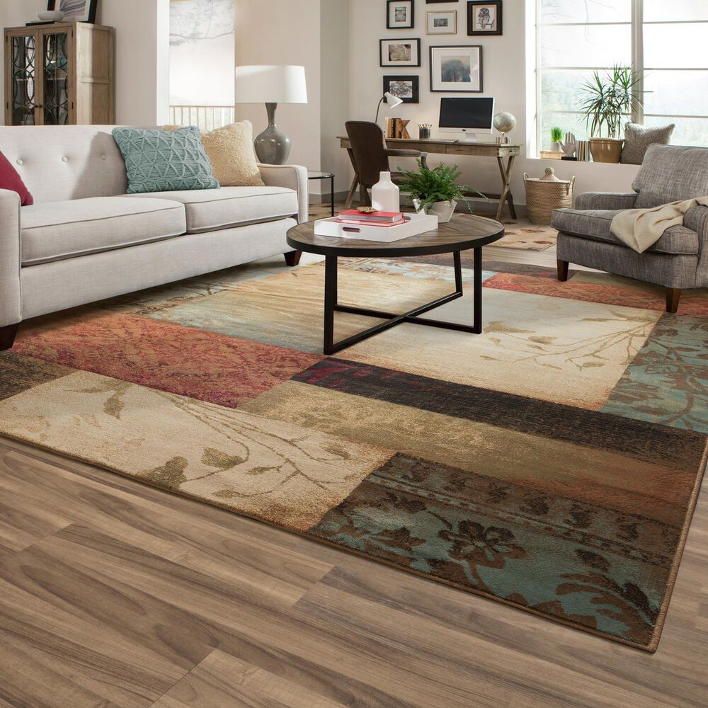 Oriental Weavers Hudson 40A Multicolor 7'8" Round Area Rug, , large