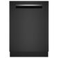 Bosch 500 Series 24" Built-In Pocket Handle Dishwasher with 8 Wash Cycles in Black, , large