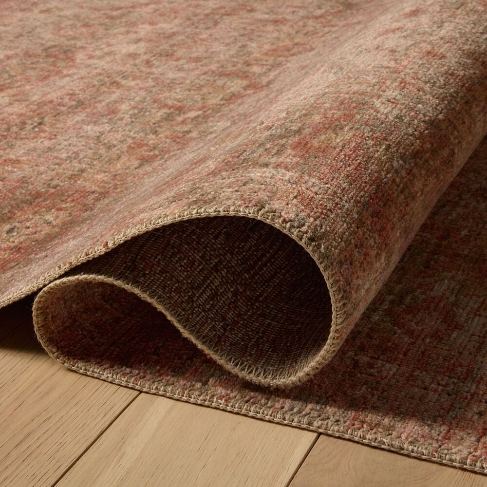 Amber Lewis x Loloi Molly Brick and Bark 2&#39;3&quot; x 3&#39;10&quot; Area Rug, , large