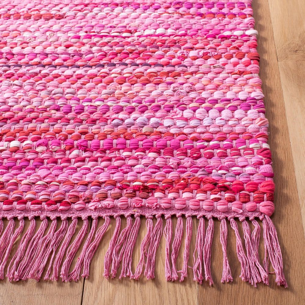 Safavieh Montauk  MTK251 6&#39; Square Pink Area Rug, , large