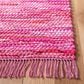 Safavieh Montauk MTK251 6" Square Pink Area Rug, , large