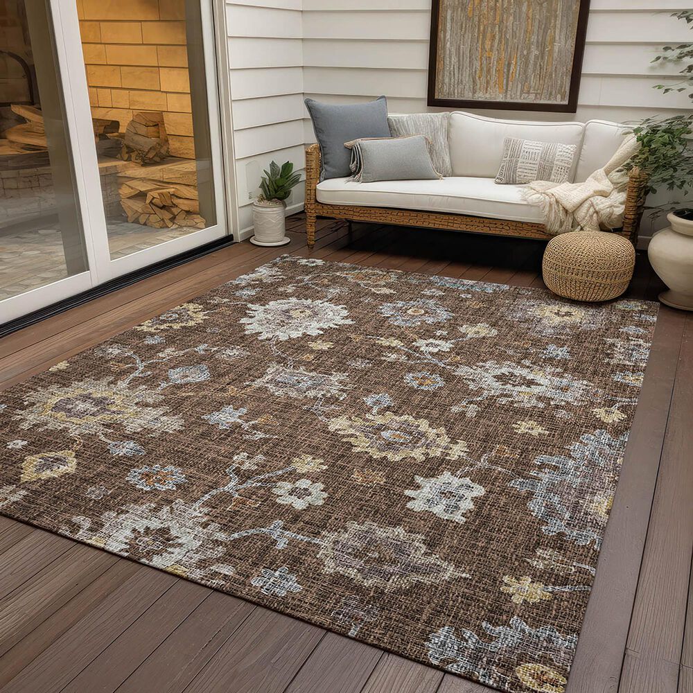 Dalyn Rug Company Portico PO6 Chocolate 10&#39; x 14&#39; Area Rug, , large