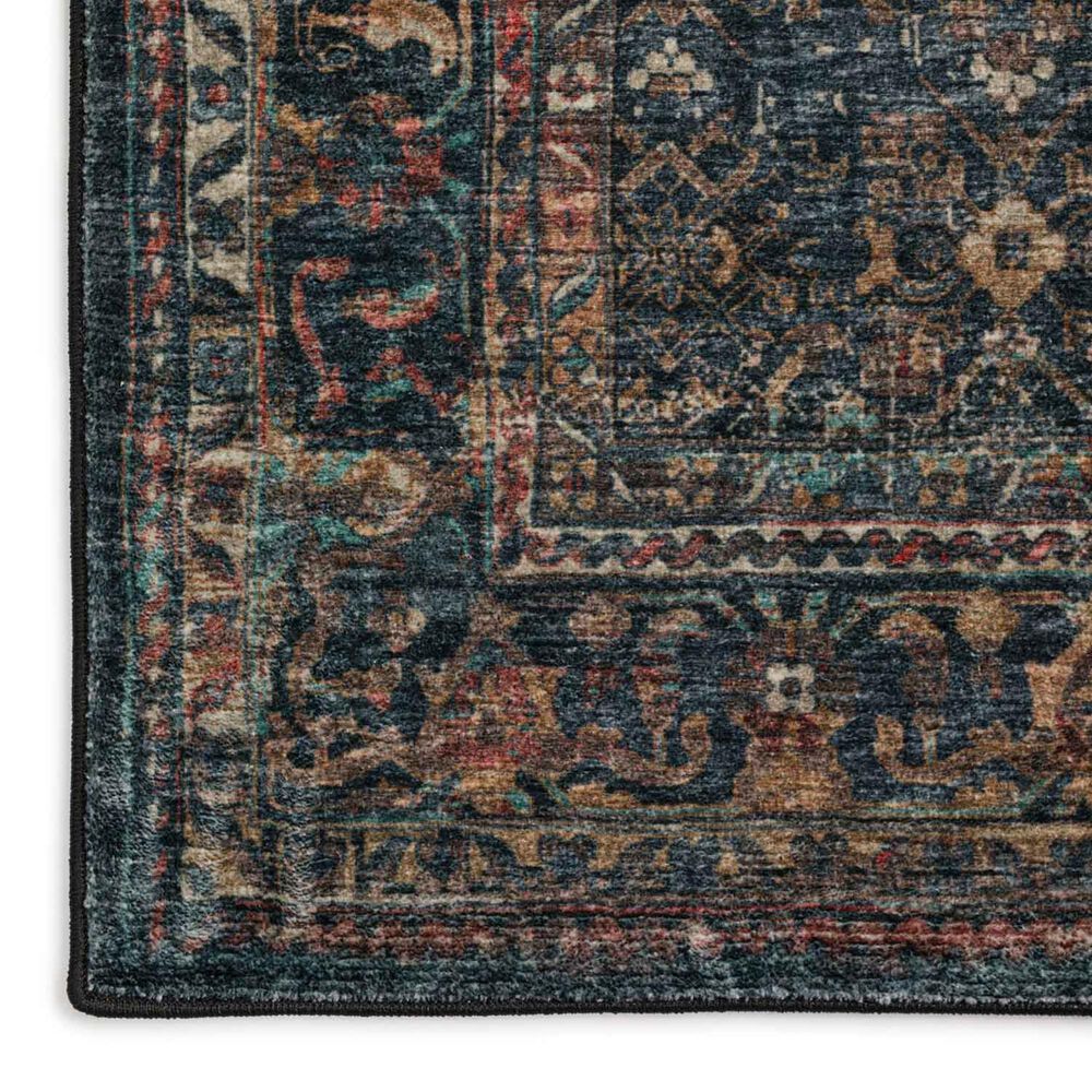 Dalyn Rug Company Jericho Traditional 2&#39;6&quot; x 8&#39; Midnight Indoor/Outdoor Runner, , large