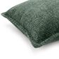 Chanasaya 20" Square Textured Accent Throw Pillow in Green, , large