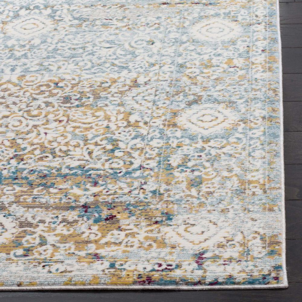 Safavieh Aria 4&#39; x 6&#39; Yellow and Cream Area Rug, , large