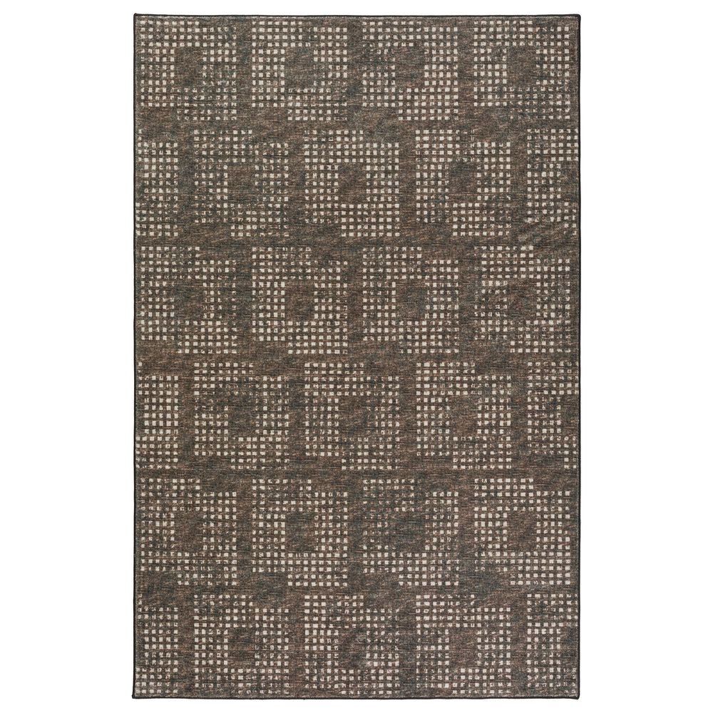 Dalyn Rug Company Delano 6" Round Chocolate Indoor/Outdoor Area Rug, , large