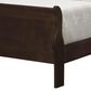 Pacific Landing Louis Philippe Twin Sleigh Bed in Cappuccino, , large