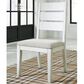 Signature Design by Ashley Grindleburg Dining Upholstered Side Chair in Antique White and Gray, , large