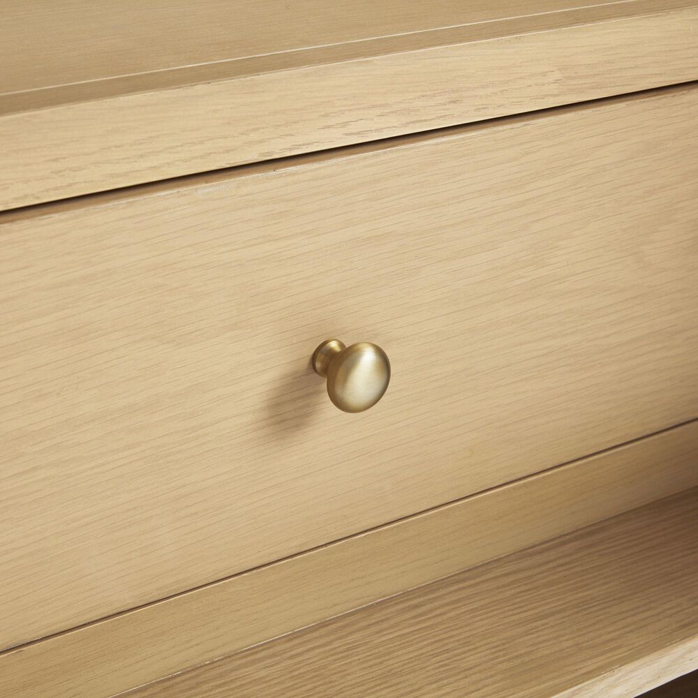 James Martin Vanities Solene 48" Single Bathroom Vanity in Seaside Oak with Single Hole 3 cm White Zeus Quartz Top and Rectangular Sink, , large