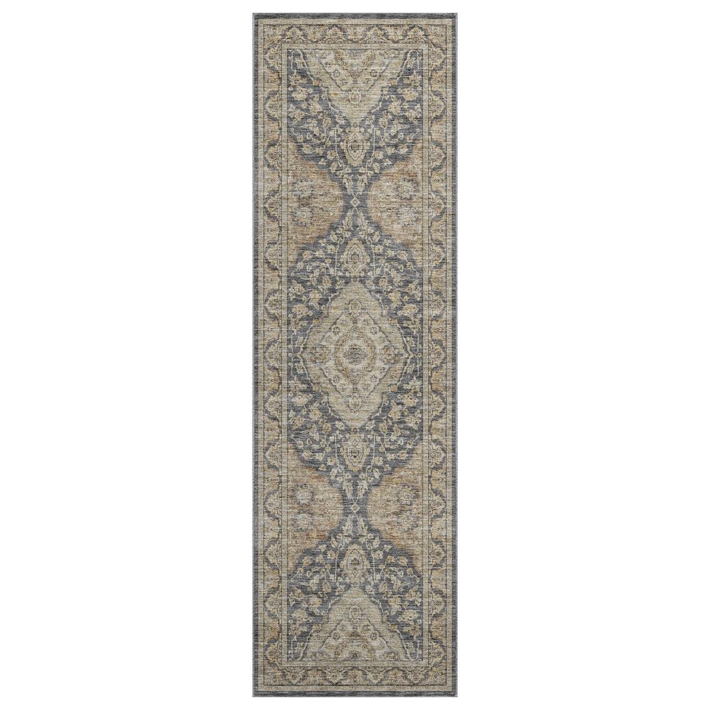 Dalyn Rug Company Hatay 2"3" x 7"6" Charcoal Runner, , large