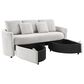 Lifestyle Solutions Beckett Stationary Storage Sofa in Ivory, , large