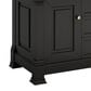 James Martin Vanities Brookfield 36" Single Bathroom Vanity in Black Onyx with 3 cm Lime Delight Quartz Top and Rectangular Sink, , large