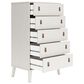 Ashley Aprilyn 5-Drawer Chest in White, , large