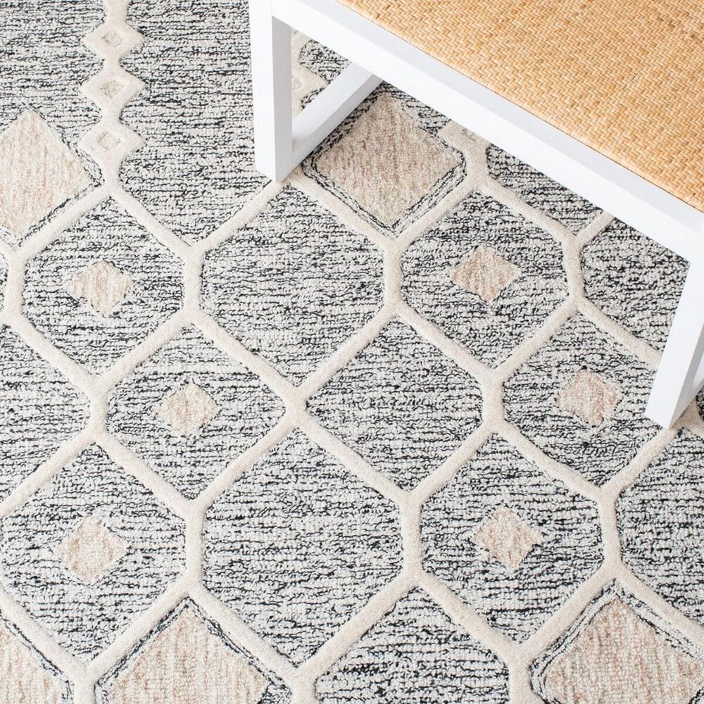Safavieh Artistry 7&#39; Square Ivory and Black Area Rug, , large