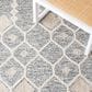 Safavieh Artistry 7" Square Ivory and Black Area Rug, , large