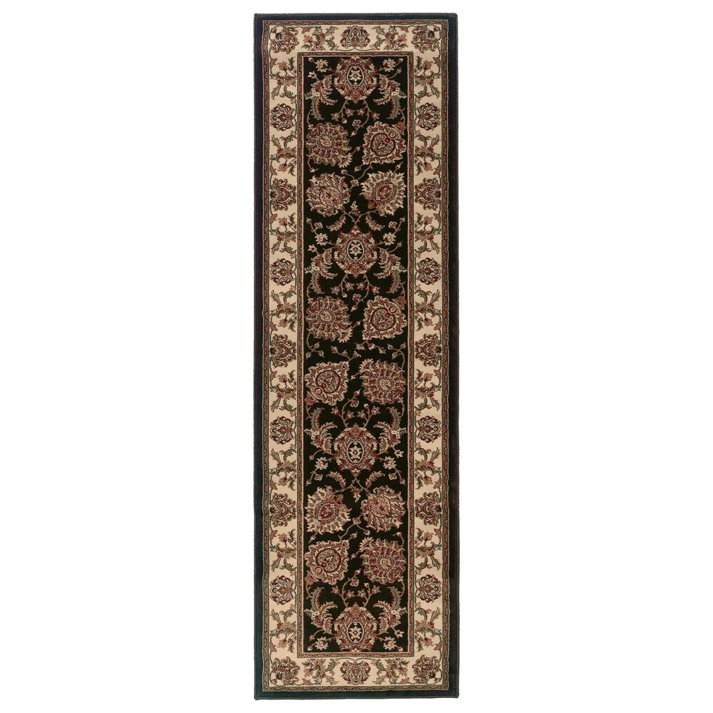 Oriental Weavers Ariana 117D 2&#39;3&quot; x 7&#39;9&quot; Espresso Runner, , large