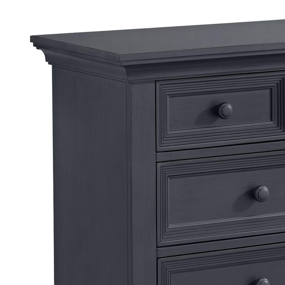 Oxford Baby Weston 2-Piece Crib and Dresser Nursery Set in Midnight Slate, , large