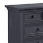 Oxford Baby Weston 2-Piece Crib and Dresser Nursery Set in Midnight Slate, , large
