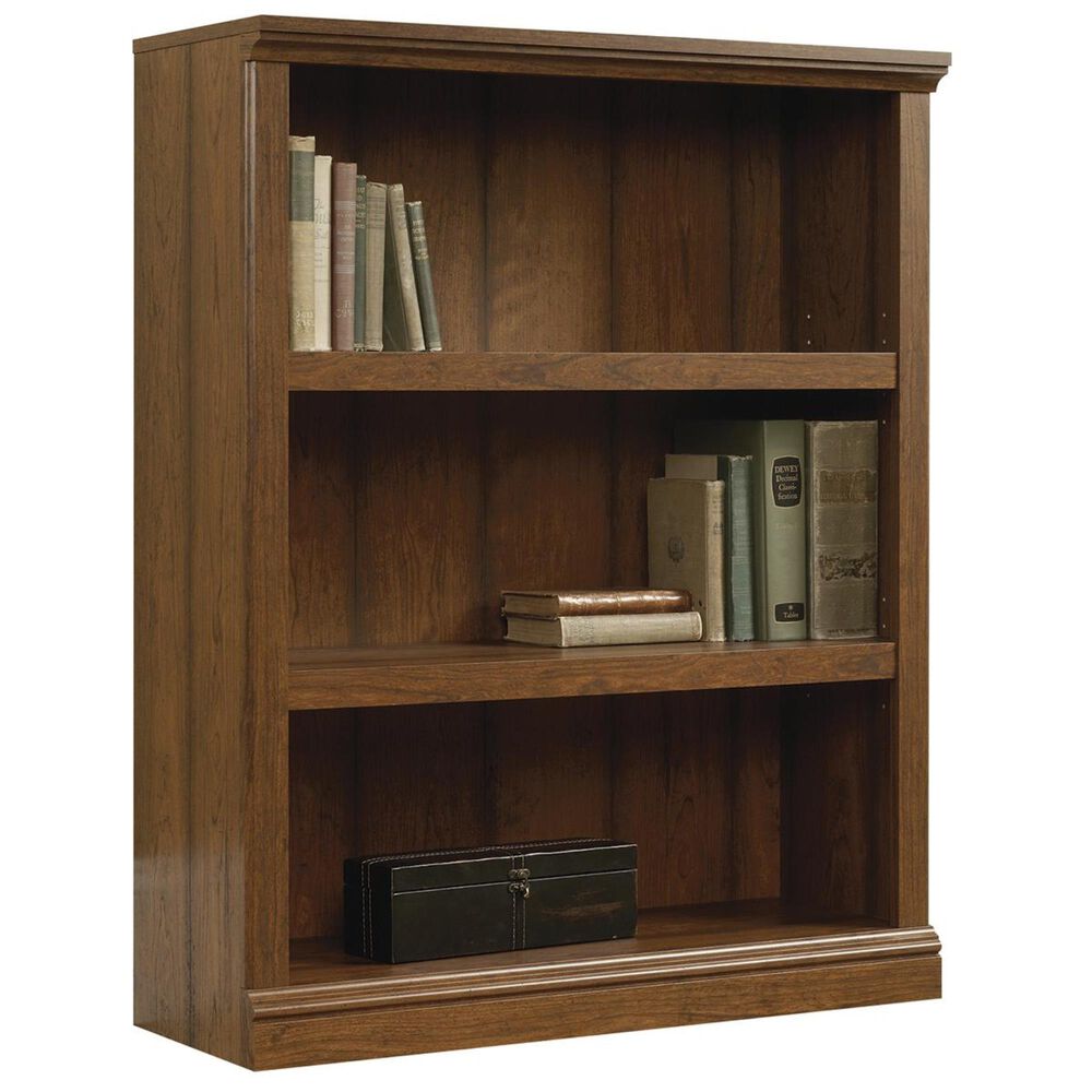 Sauder Select 3 Shelf Bookcase in Washington Cherry, , large