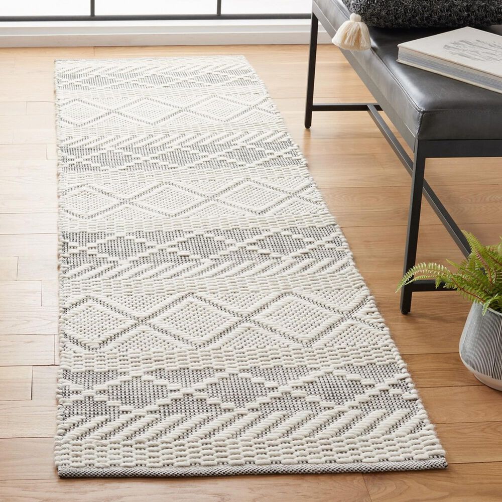 Safavieh Natura NAT854A 2&#39;3&quot; x 8&#39; Ivory Runner, , large