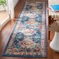 Safavieh Riviera 2"2" x 9" Blue and Gold Runner, , large
