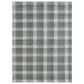 Amer Rugs Tartan 5" x 7"6" Dark Gray Area Rug, , large