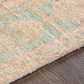Surya Unique 5" x 7"6" Dusty Pink, Wheat, Charcoal, Peach, Beige, Medium Green and Sage Area Rug, , large
