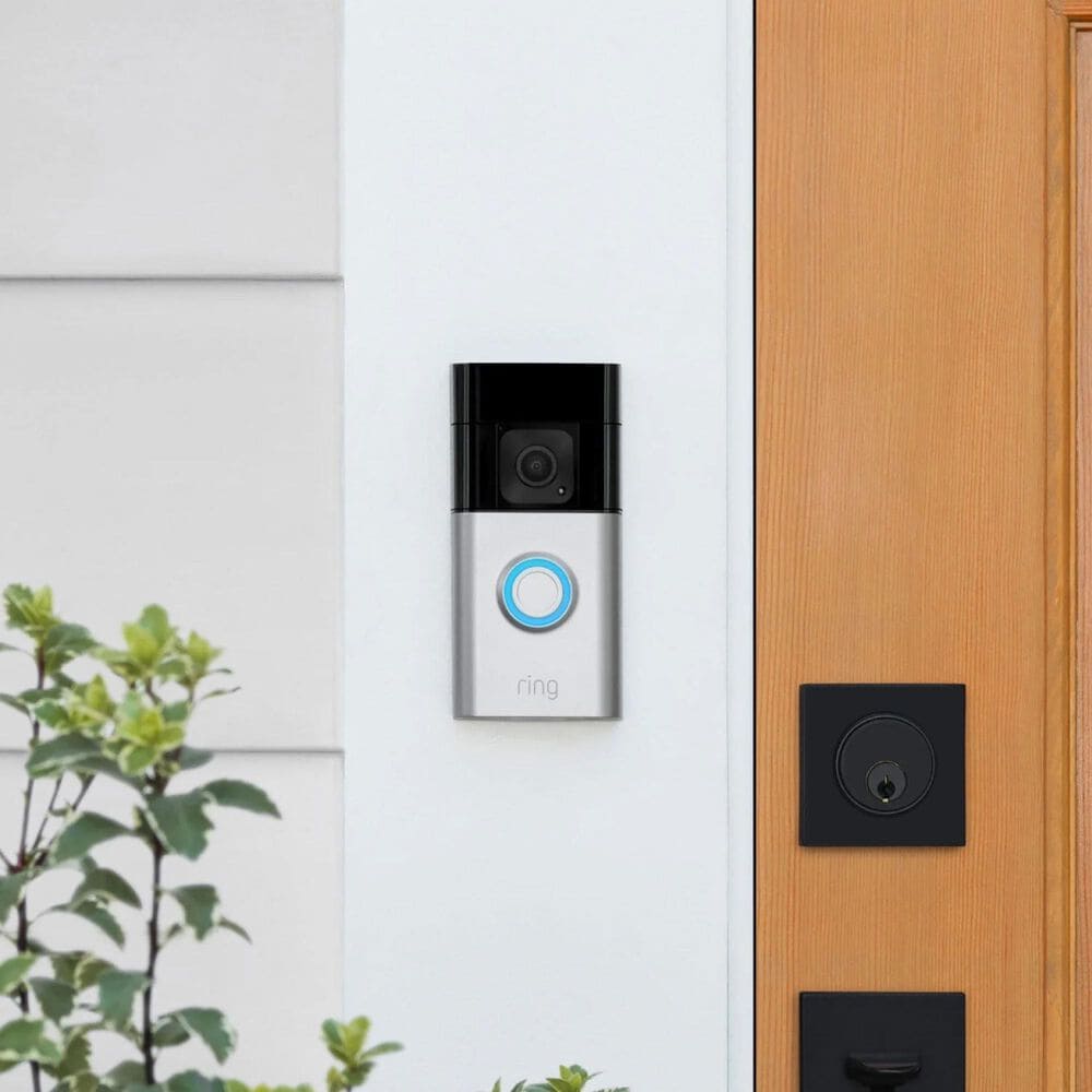 Ring Battery Doorbell Plus Smart Wifi Video Doorbell  Battery Operated with Head-to-Toe View
- Satin Nickel, , large