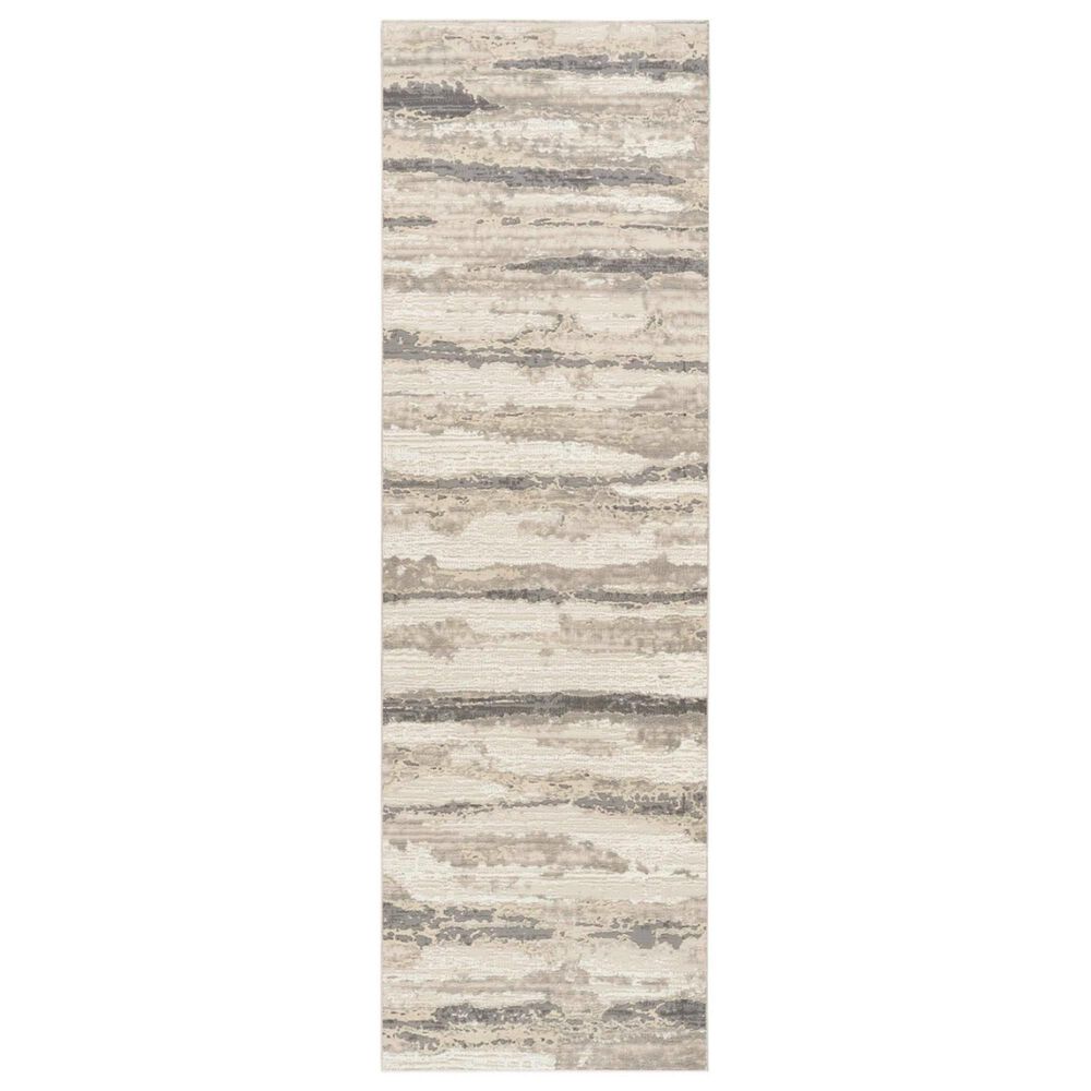 Nourison Sustainable Trends SUT03 2"2" x 7"6" Ivory and Multicolor Runner, , large