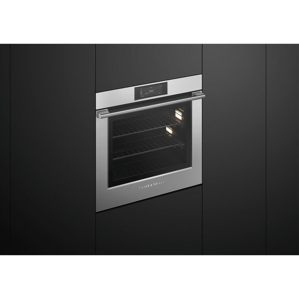 Fisher and Paykel Series 9 30" Professional Smart Single Wall Oven in Stainless Steel, , large