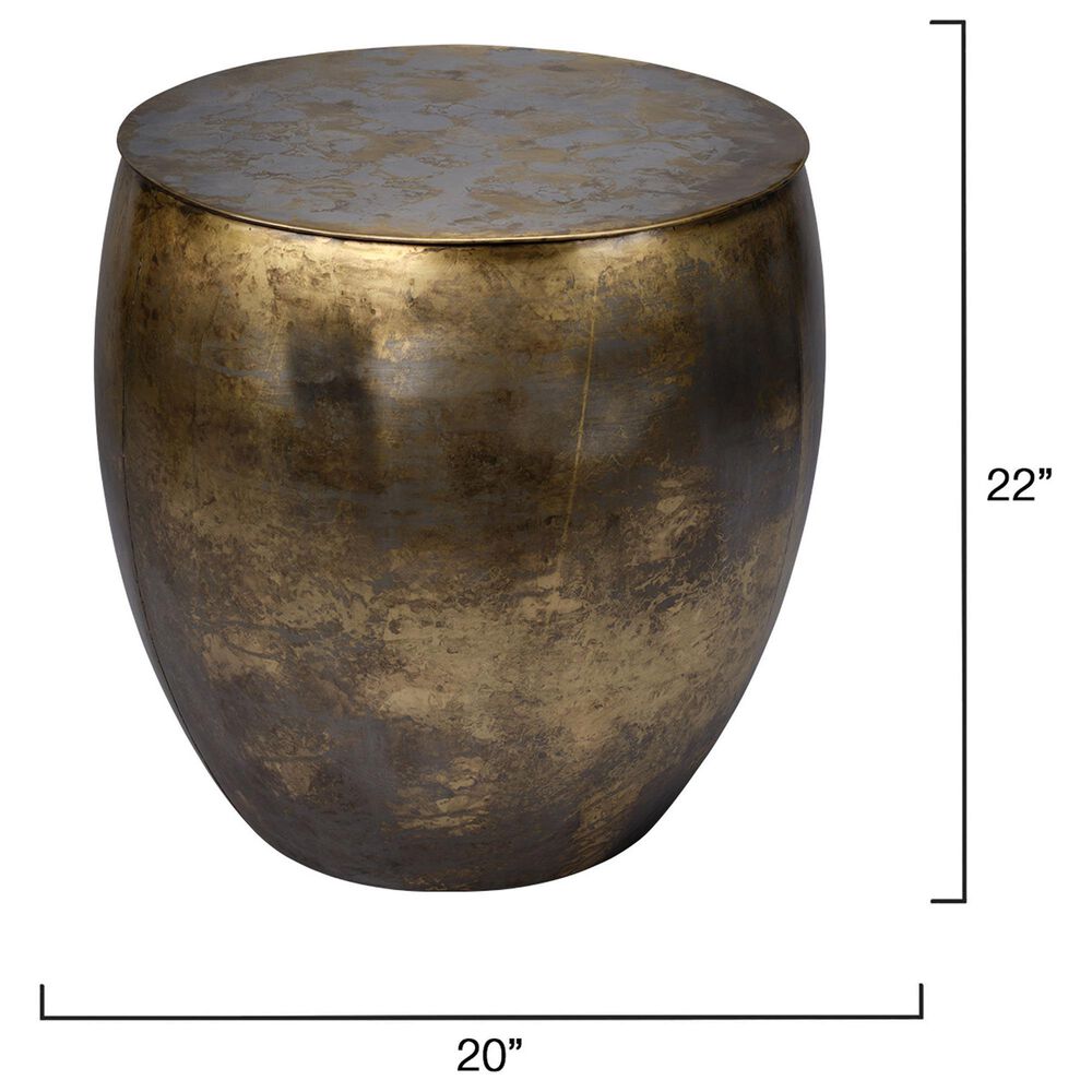 Jamie Young Arabella Side Table in Antique Brass, , large