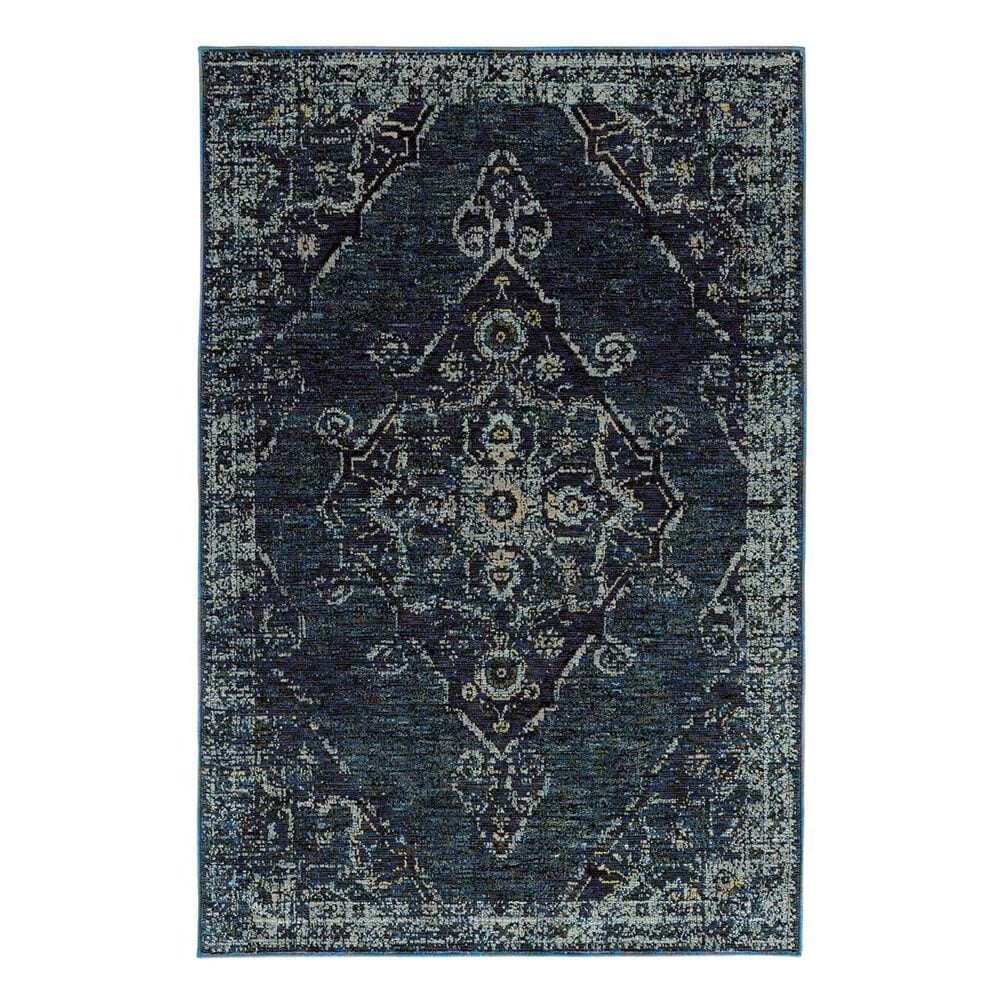 Oriental Weavers Andorra 7135F 5"3" x 7"3" Blue Area Rug, , large