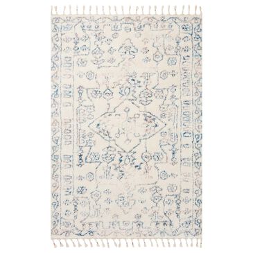 Justina Blakeney x Loloi Ronnie 2"2" x 3"9" Ivory and Ocean Area Rug, , large