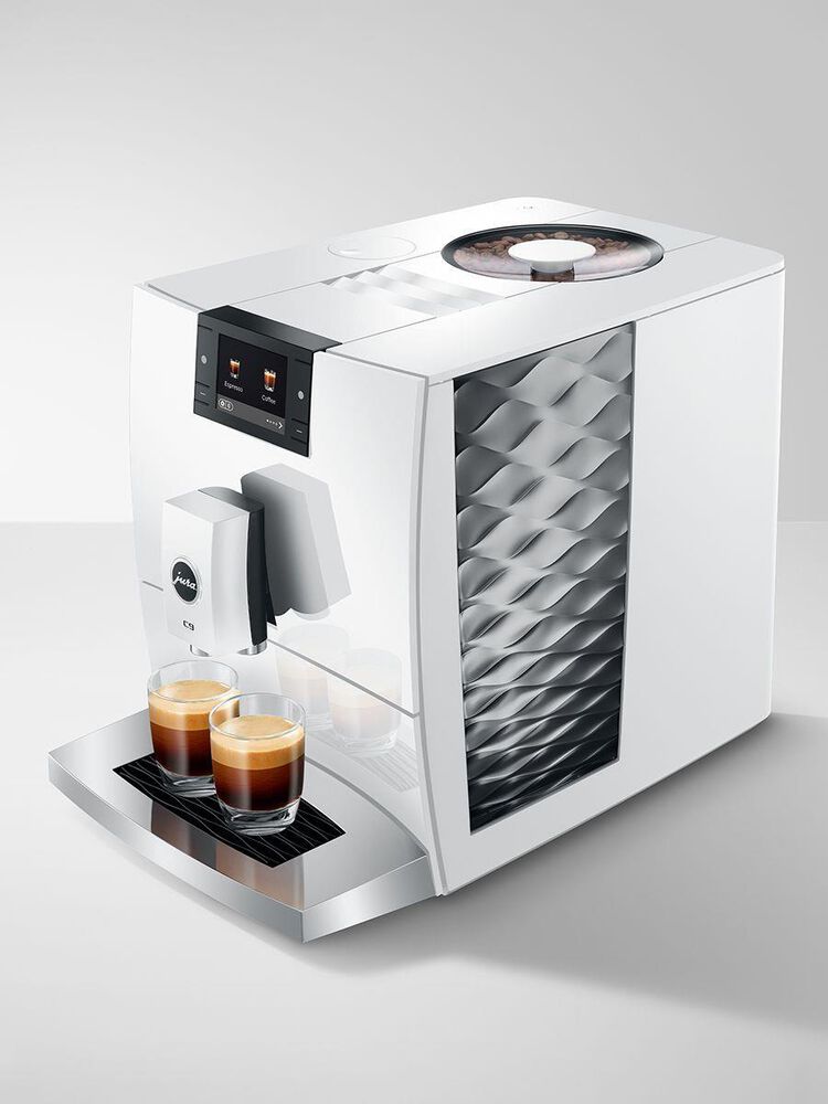 Jura C9 Automatic Coffee Machine in Piano White, , large