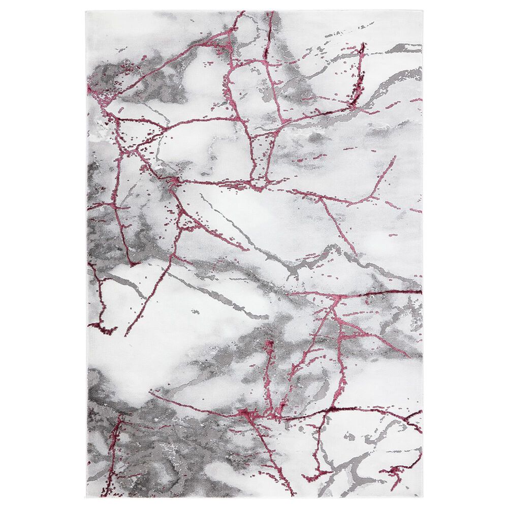 Safavieh Craft 2"7" x 5" Grey and Wine Area Rug, , large