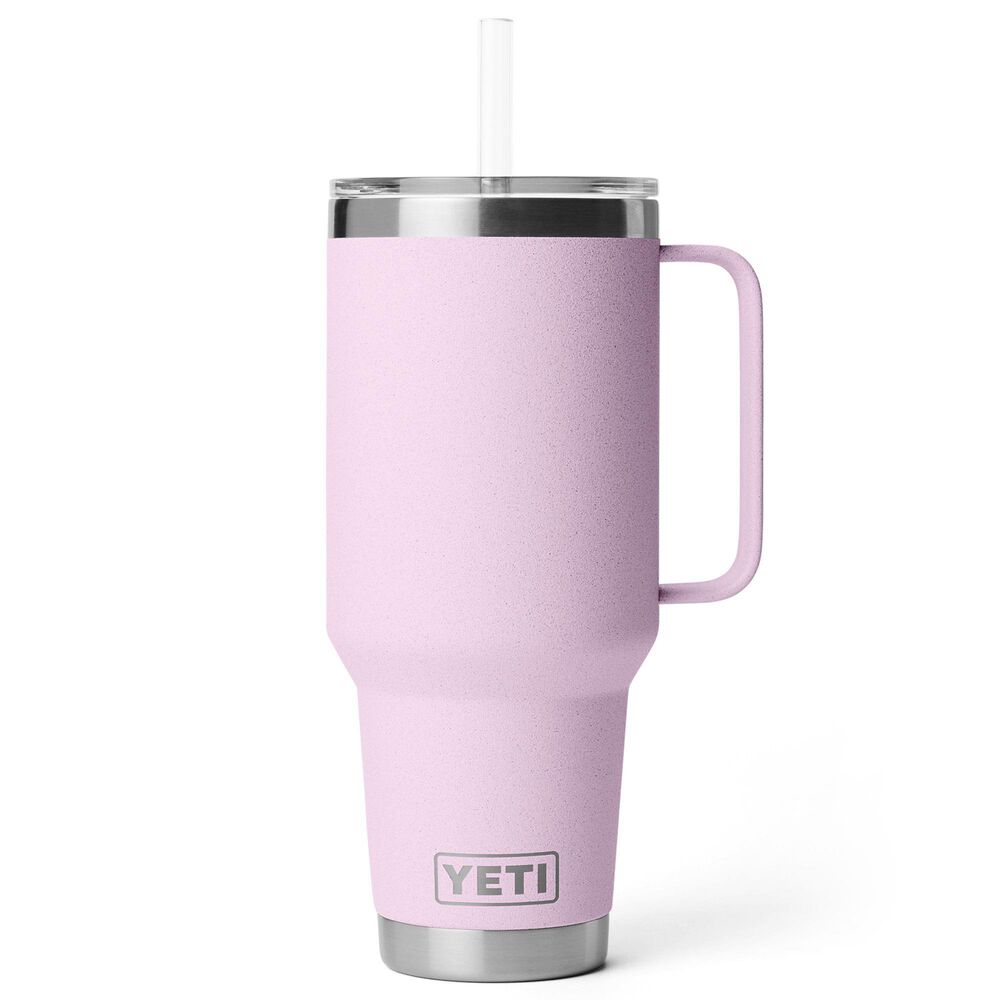 YETI Rambler 42 Oz Straw Mug with Straw Lid in Cherry Blossom, , large