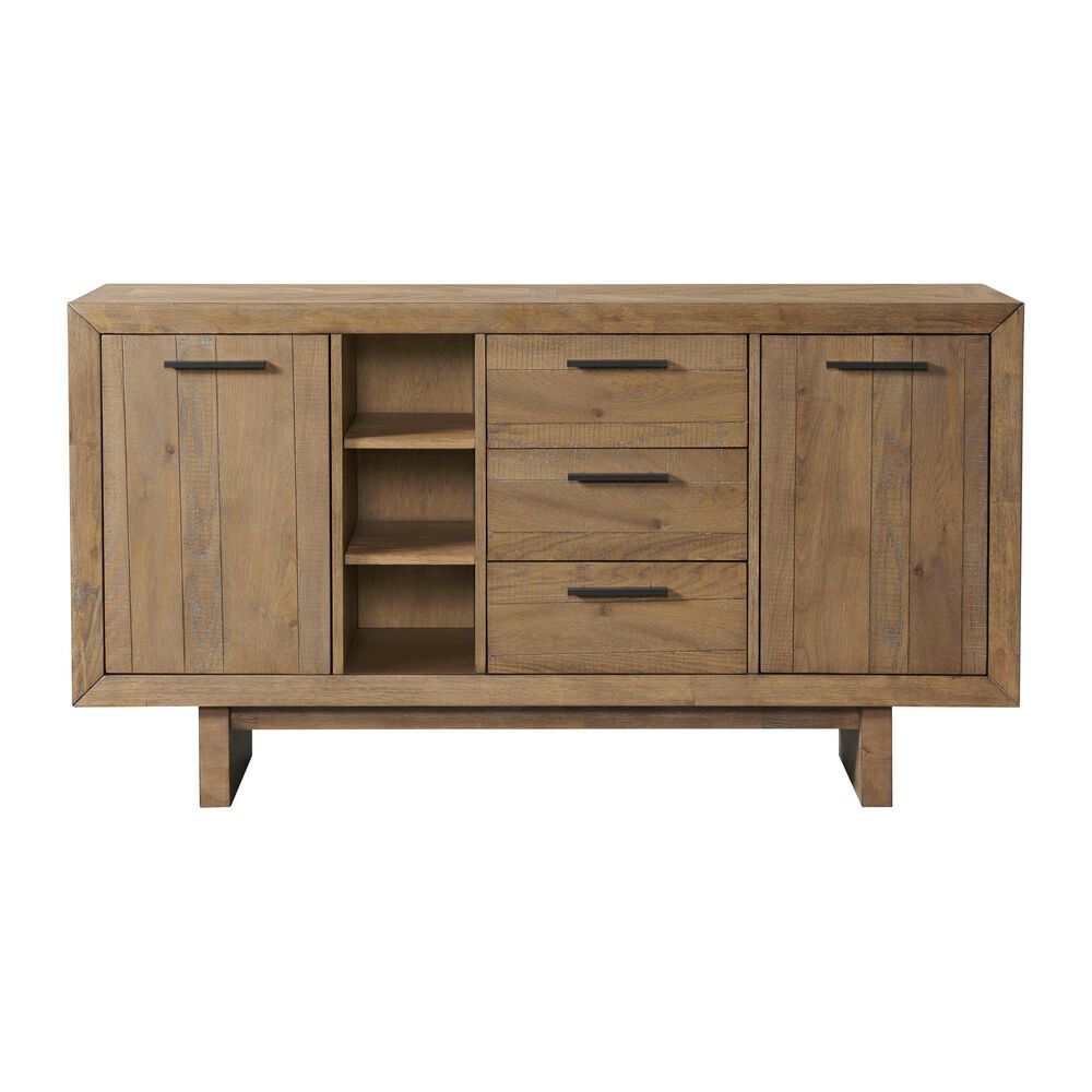 Hawthorne Furniture Landmark 66&quot; Sideboard in Weathered Oak, , large