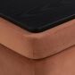 Lifestyle Solutions Kona Small Storage Ottoman in Rust, , large