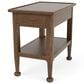 Riverside Furniture Calhoun Chairside Table in Ebony Whiskey Oak, , large