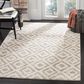 Safavieh Amsterdam AMS105A-4 4" x 6" Ivory/Mauve Area Rug, , large