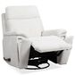 Flexsteel Refined Manual Swivel Gliding Recliner in Pearl, , large