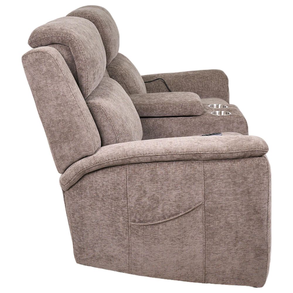 Synergy Home Furnishings Llc Power Reclining Loveseat with Air Massage in Rex Bungee Cord, , large