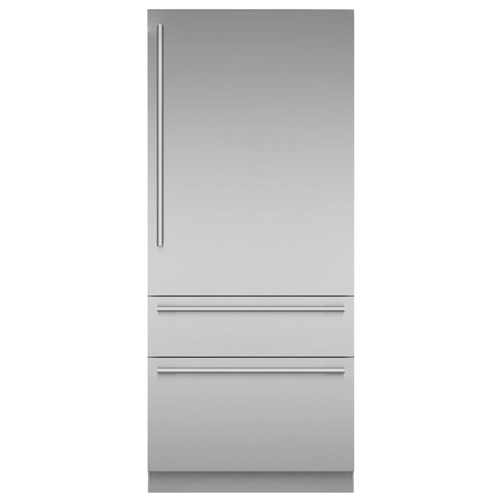 Thermador 19 Cu. Ft. 36"" Built-in Bottom Freezer Refrigerator with Masterpiece Handle in Stainless Steel, , large