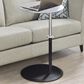 HOMLUX 15.5" End Table with Adjustable Height in Gray, , large