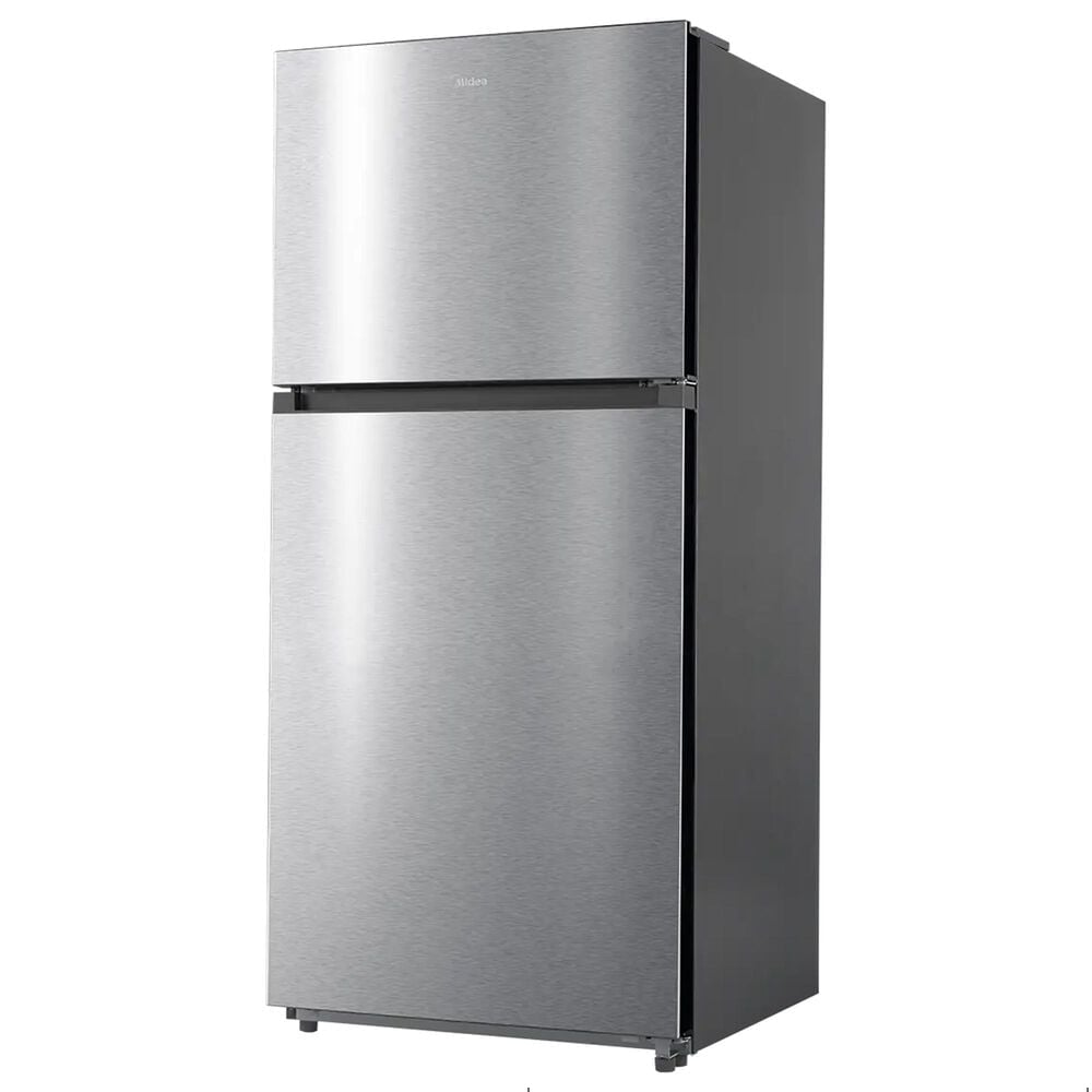 Midea 20.5 Cu. Ft. Garage Ready Top-Freezer Refrigerator in Stainless Steel, , large