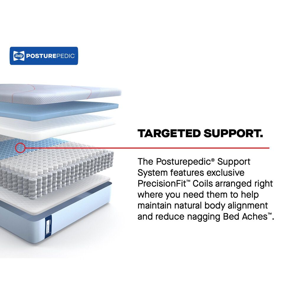 Sealy Kinney Medium Hybrid Twin Mattress with High Profile Box Spring, , large