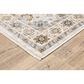 Oriental Weavers Maharaja Qatar 71W 2" x 3" Ivory and Gold Scatter Rug, , large