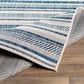Surya Eagean EAG-2337 Navy, Light Blue, Blue and White 7"10" Square Indoor/Outdoor Area Rug, , large
