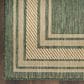 Nourison Horizon HOZ03 Green 10" x 14" Indoor/Outdoor Area Rug, , large