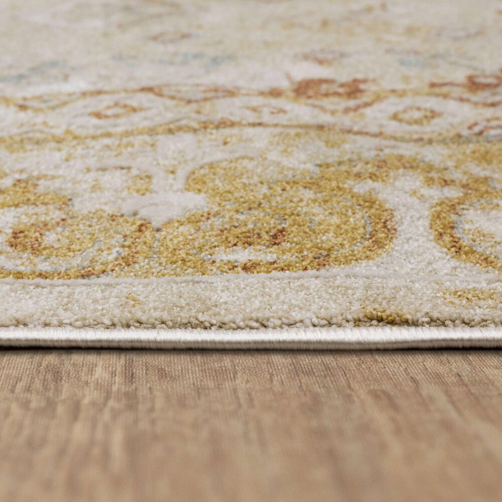 Karastan Windemere R1258 6&#39;6&quot; x 9&#39;10&quot; Cream Area Rug, , large